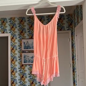 Eberjey romper size S melon color